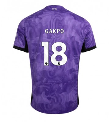 Liverpool Cody Gakpo #18 Replika Tredjetrøje 2023-24 Kortærmet